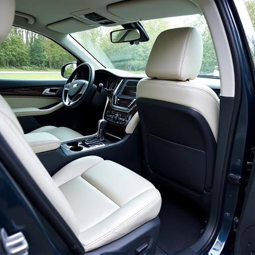 After of a car's immaculately clean interior.